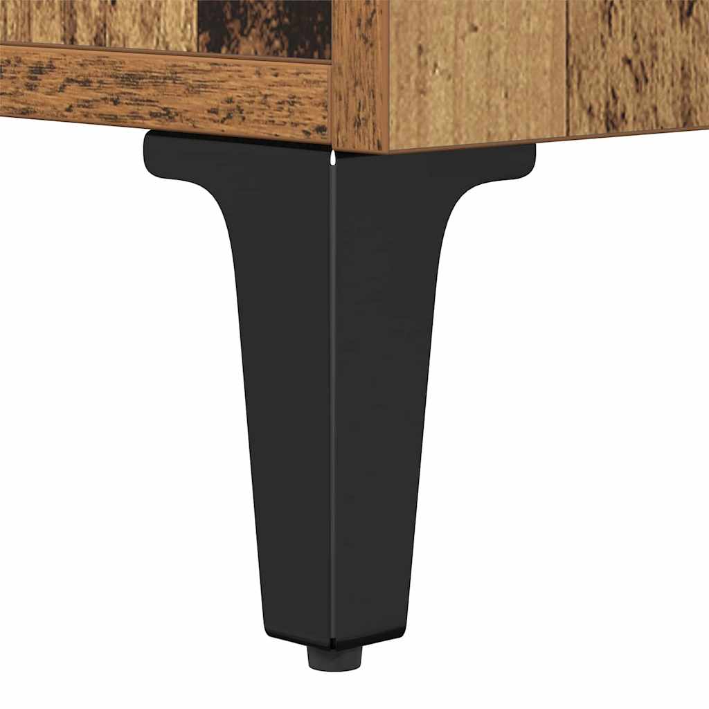Mueble cama con cajón 2 pcs Madera vieja 40 x 35 x 47,5 cm