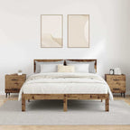 Mueble cama con cajón 2 pcs Madera vieja 40 x 35 x 47,5 cm