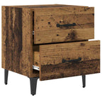Mueble cama con cajón 2 pcs Madera vieja 40 x 35 x 47,5 cm