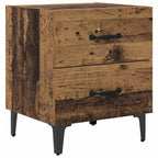 Mueble cama con cajón 2 pcs Madera vieja 40 x 35 x 47,5 cm
