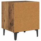 Mueble cama con cajón 2 pcs Madera vieja 40 x 35 x 47,5 cm