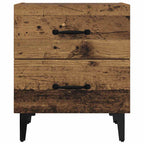 Mueble cama con cajón 2 pcs Madera vieja 40 x 35 x 47,5 cm