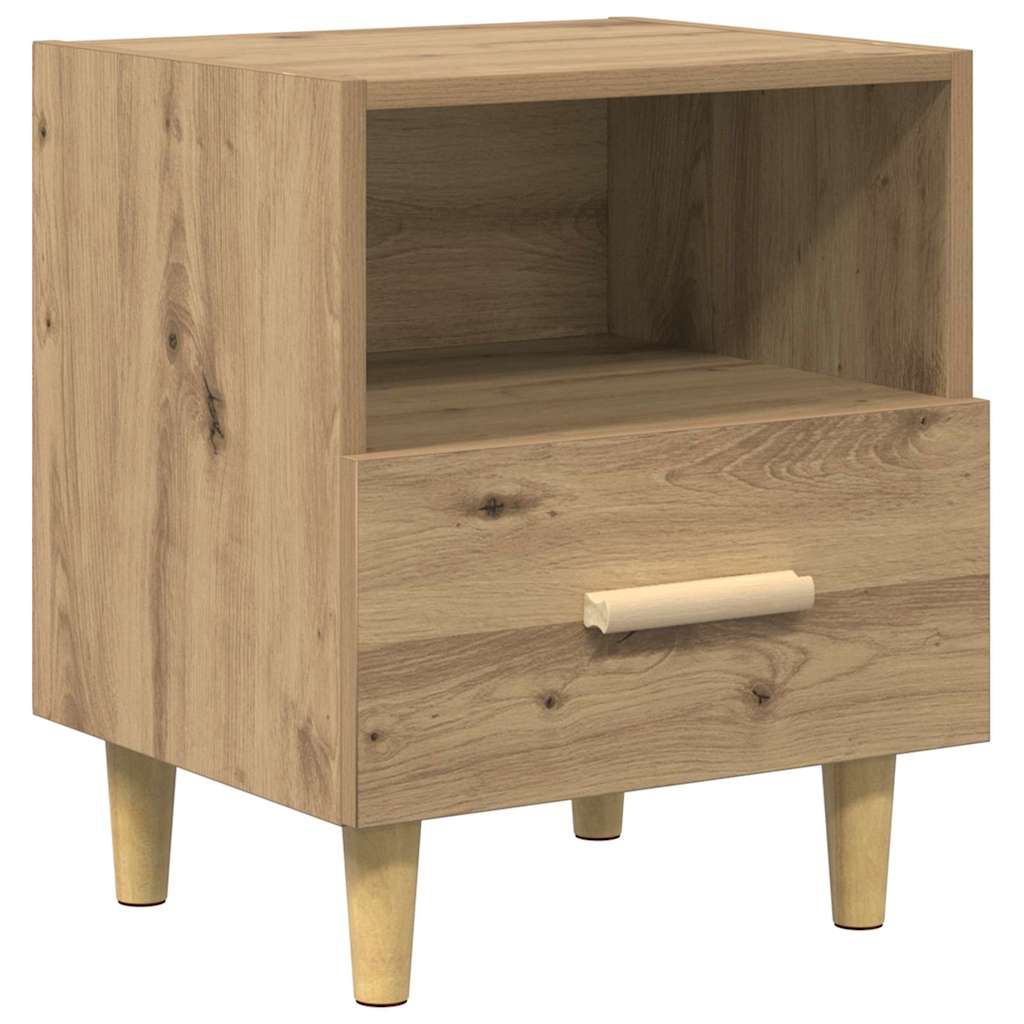 Armario de Noche 2 pcs Roble artesanal 40 x 35 x 47 cm