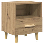 Armario de Noche 2 pcs Roble artesanal 40 x 35 x 47 cm