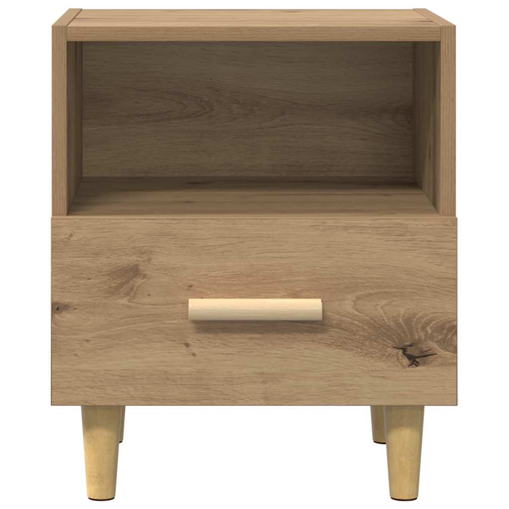 Armario de Noche 2 pcs Roble artesanal 40 x 35 x 47 cm