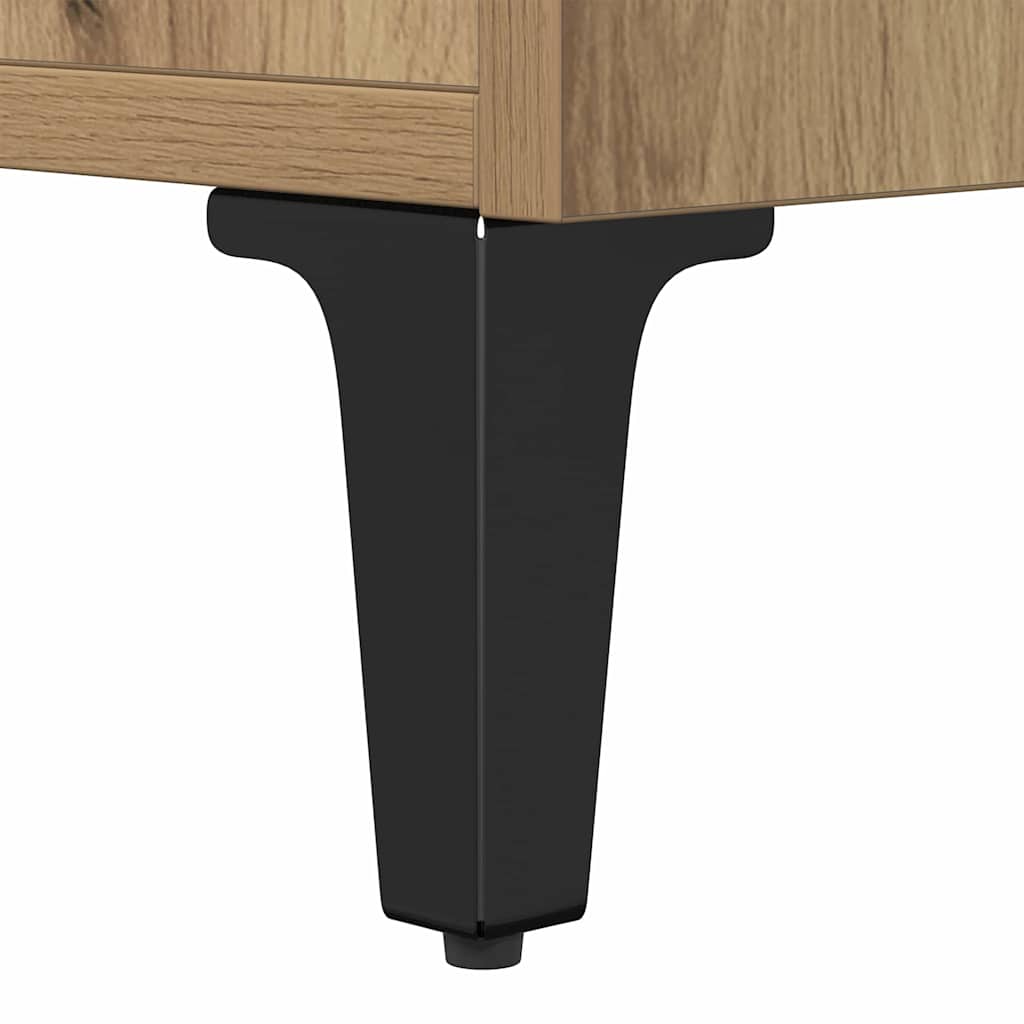Armario de Noche 2 pcs Roble artesanal 40 x 35 x 47,5 cm