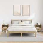 Armario de Noche 2 pcs Roble artesanal 40 x 35 x 47,5 cm