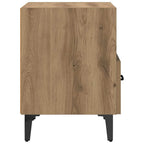 Armario de Noche 2 pcs Roble artesanal 40 x 35 x 47,5 cm