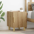 Armario de Noche 2 pcs Roble artesanal 40 x 40 x 50 cm
