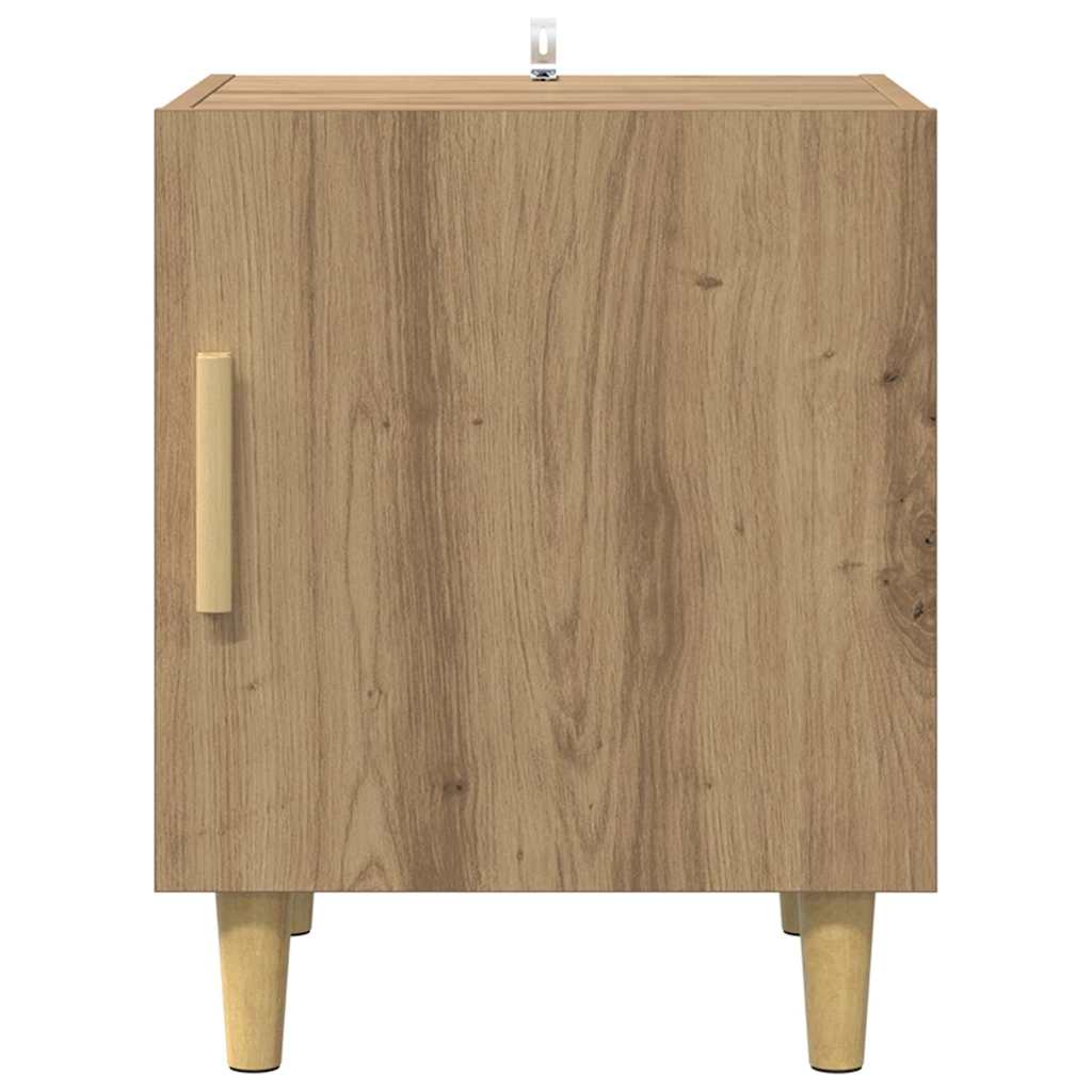Armario de Noche 2 pcs Roble artesanal 40 x 40 x 50 cm