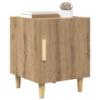 Armario de Noche 2 pcs Roble artesanal 40 x 40 x 50 cm