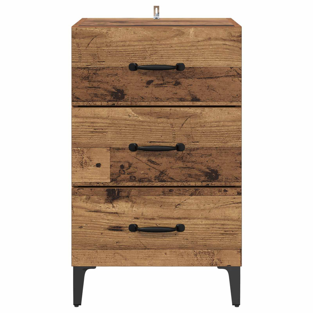 Armario de Noche Madera vieja 40 x 40.5 x 66 cm