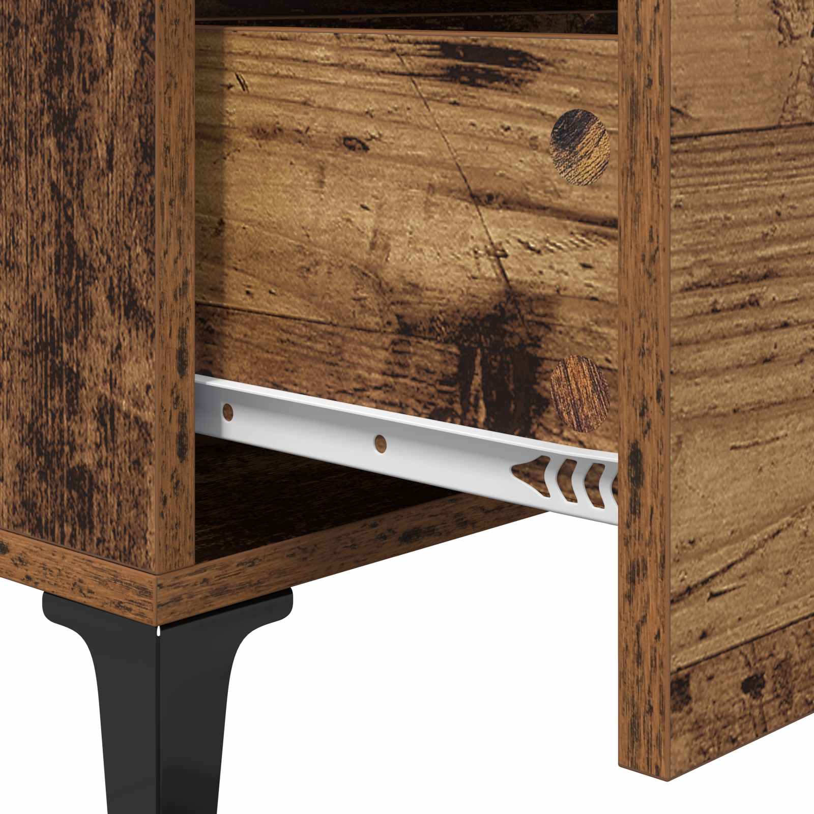 Vitrina con cajón Madera vieja 69,5 x 34 x 90 cm