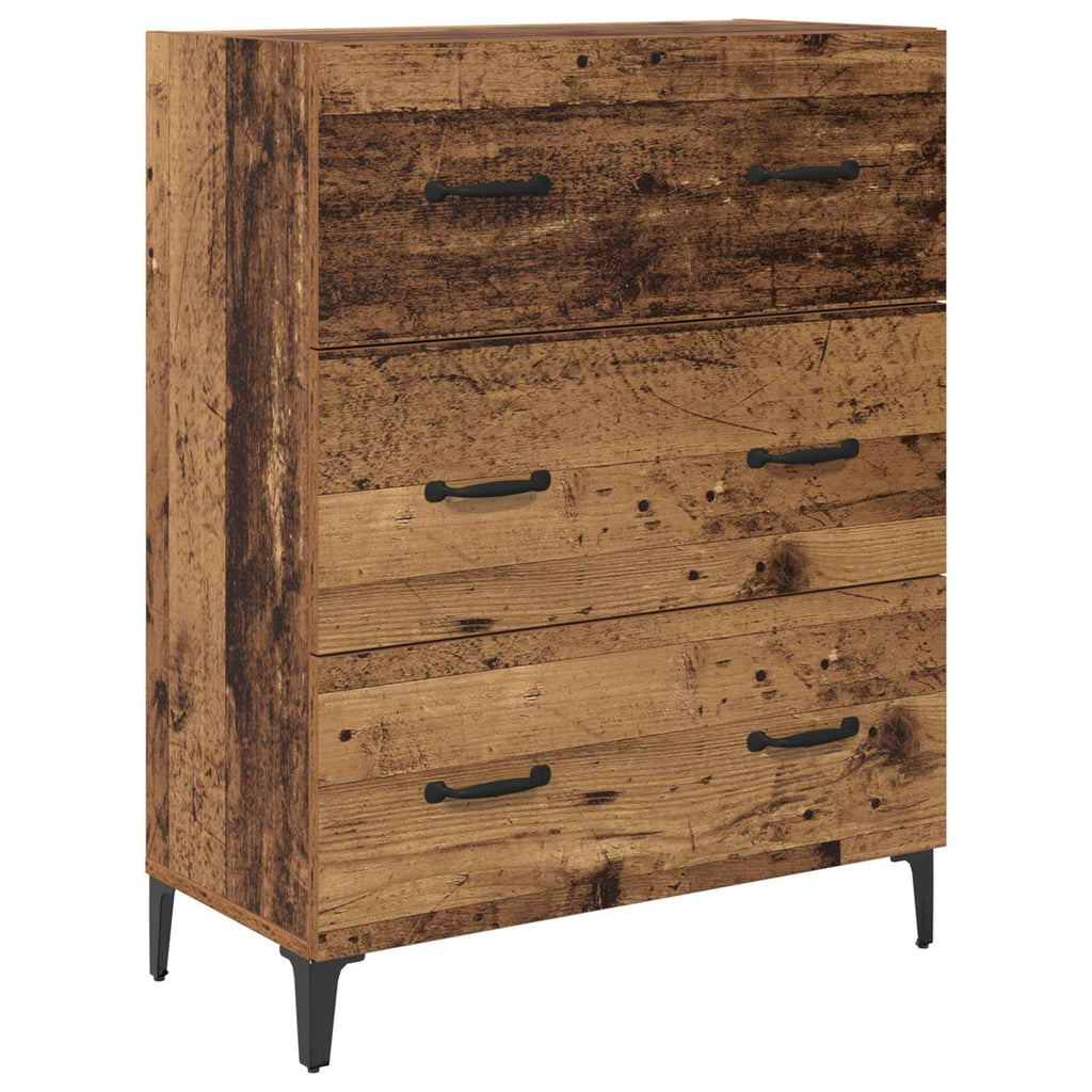 Vitrina con cajón Madera vieja 69,5 x 34 x 90 cm