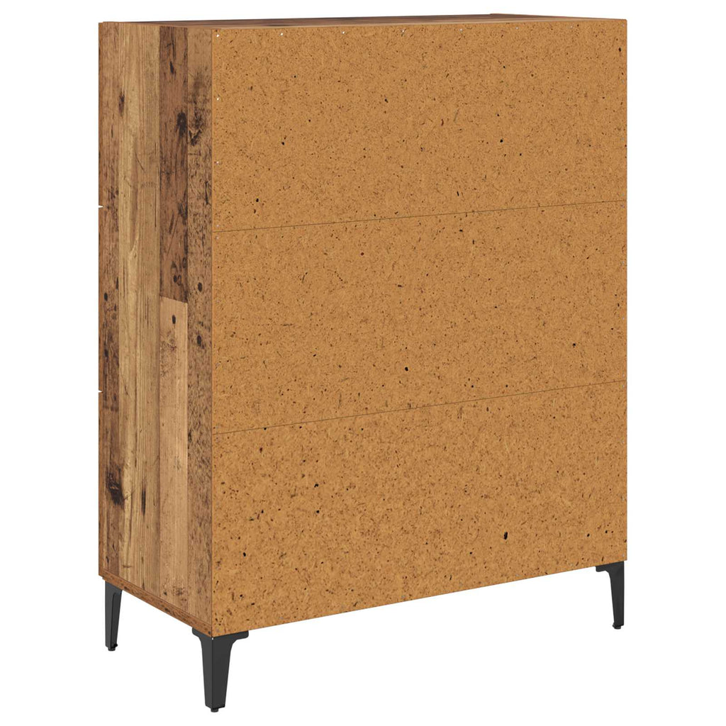 Vitrina con cajón Madera vieja 69,5 x 34 x 90 cm