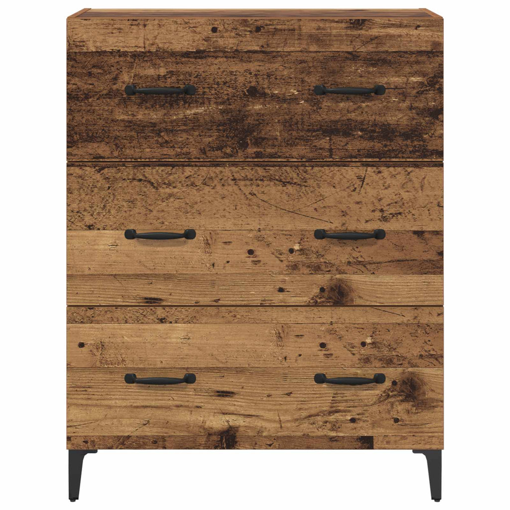 Vitrina con cajón Madera vieja 69,5 x 34 x 90 cm