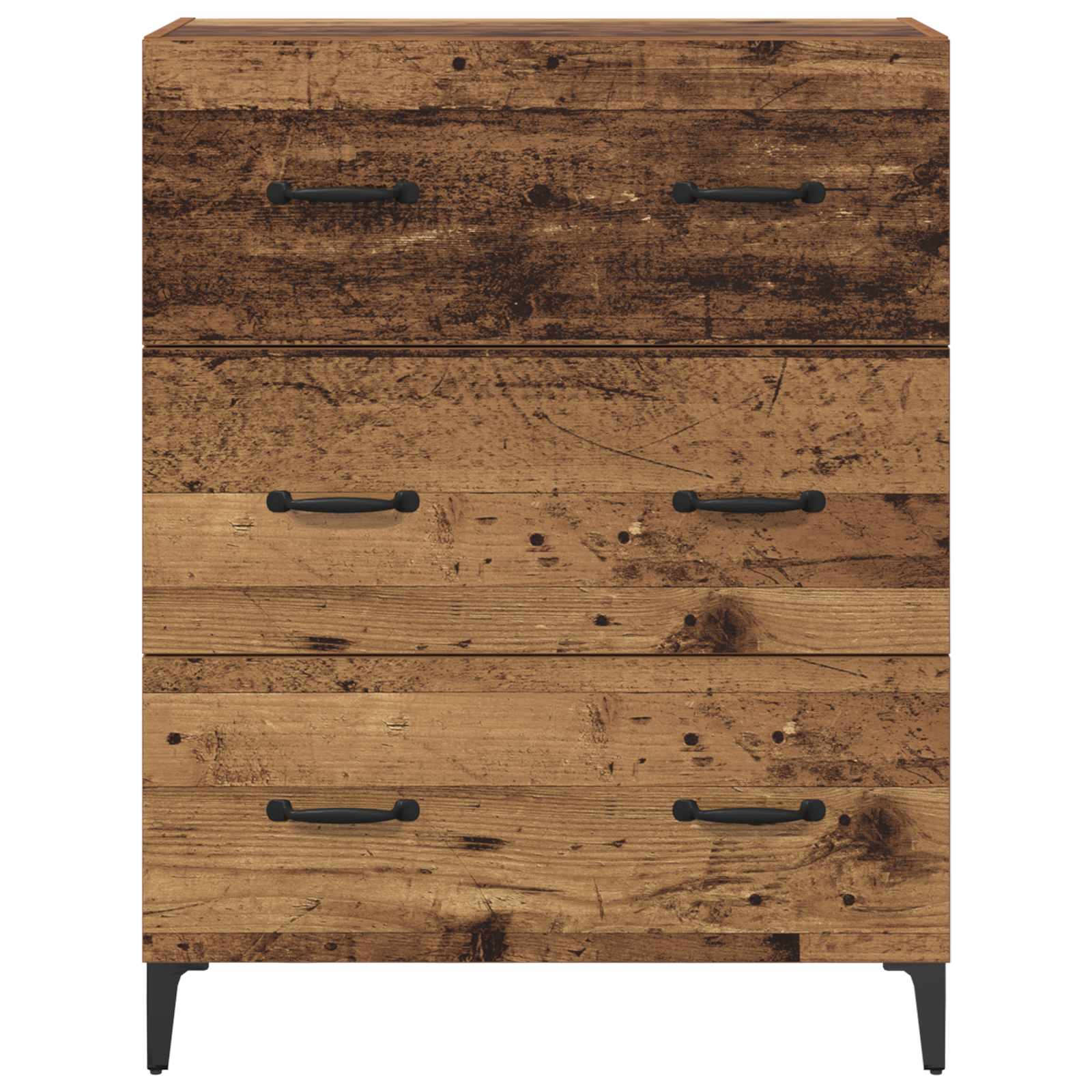 Vitrina con cajón Madera vieja 69,5 x 34 x 90 cm