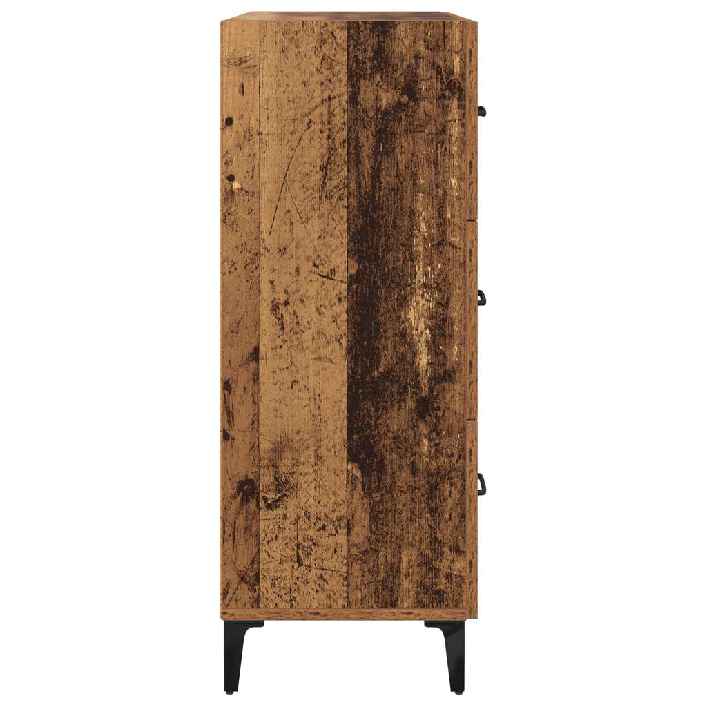 Vitrina con cajón Madera vieja 69,5 x 34 x 90 cm