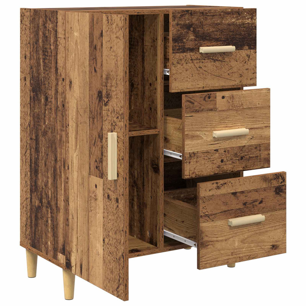 Vitrina Madera vieja 34 x 69.5 x 90 cm Madera contrachapada