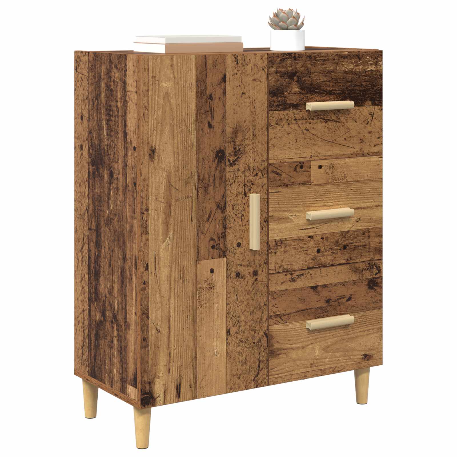 Vitrina Madera vieja 34 x 69.5 x 90 cm Madera contrachapada