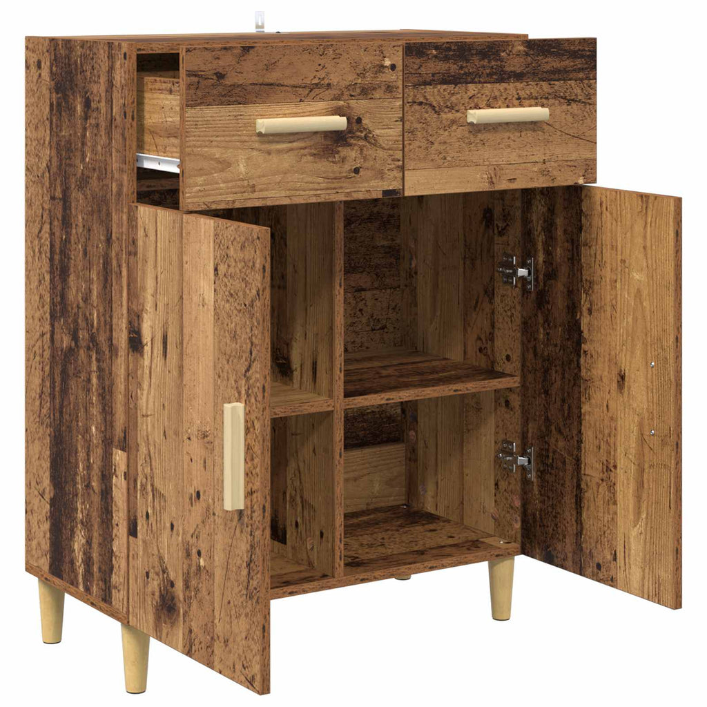 Vitrina Madera vieja 34 x 69.5 x 89 cm Madera contrachapada