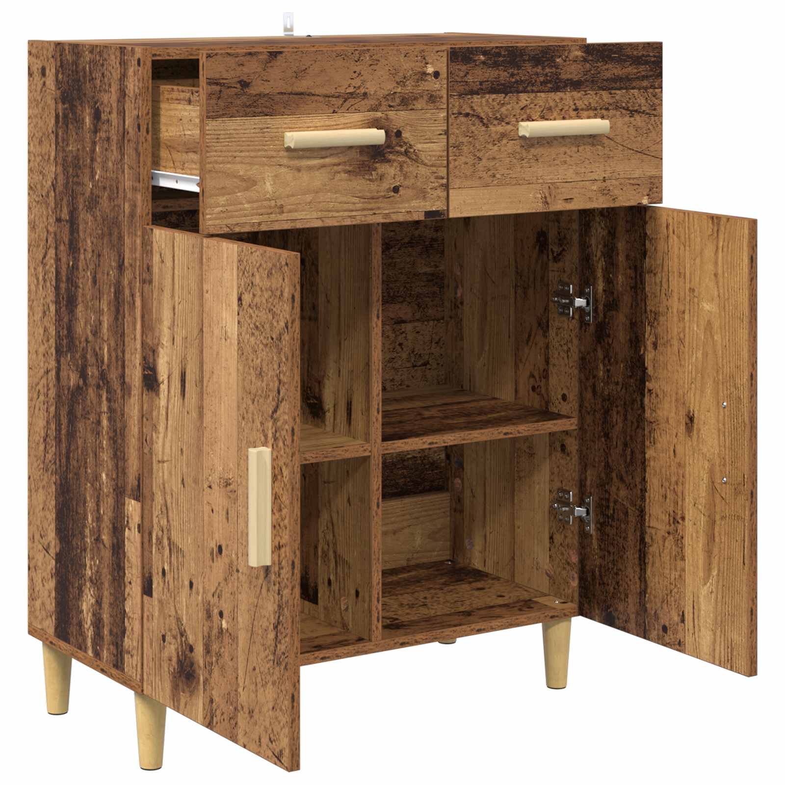 Vitrina Madera vieja 34 x 69.5 x 89 cm Madera contrachapada