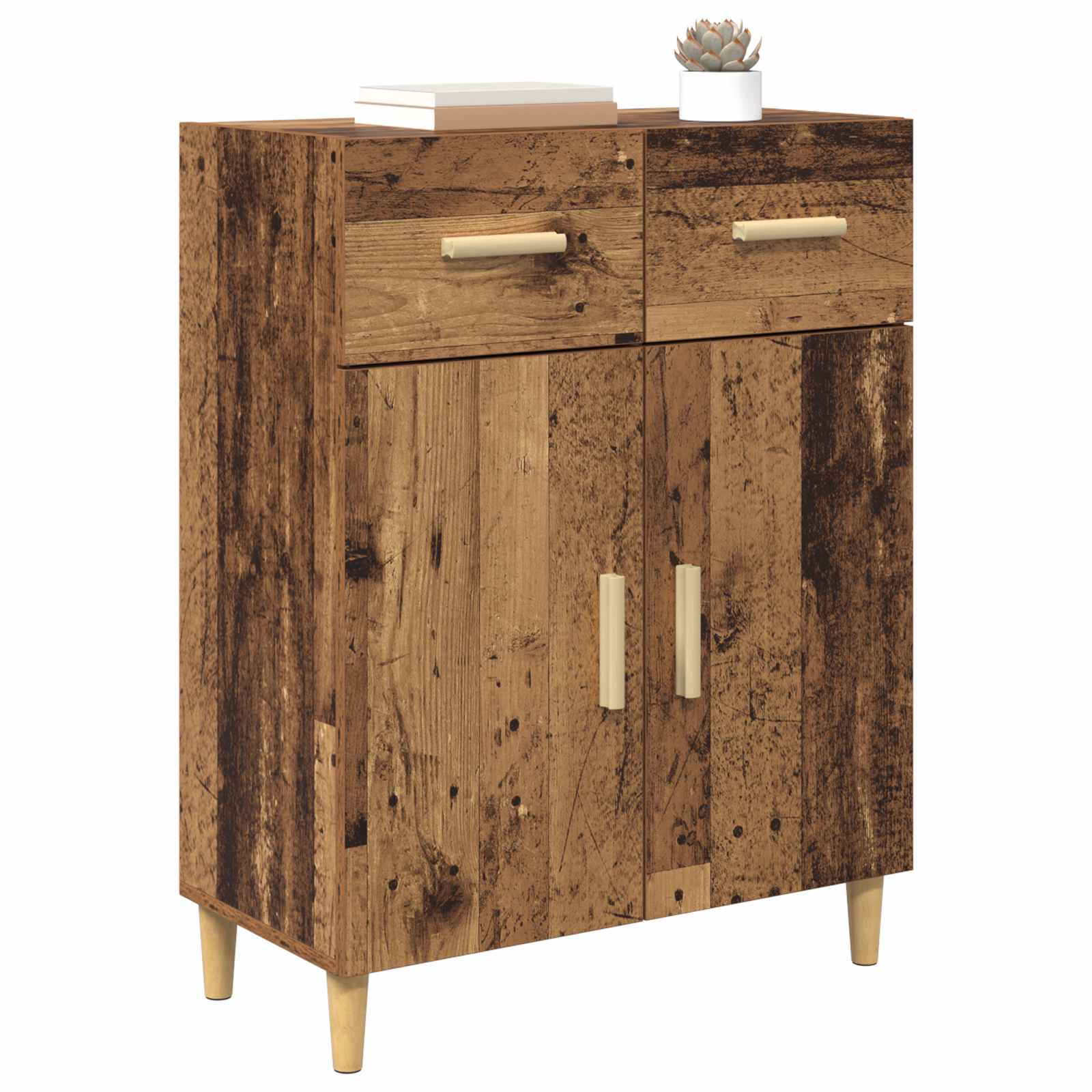 Vitrina Madera vieja 34 x 69.5 x 89 cm Madera contrachapada