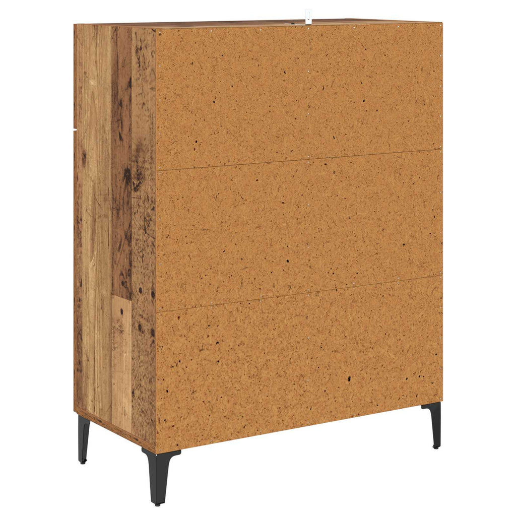 Aparador Madera vieja 69,5 x 34 x 90 cm Madera de ingeniería