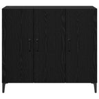Vitrina Roble negro 34 x 90 x 80 cm Madera contrachapada