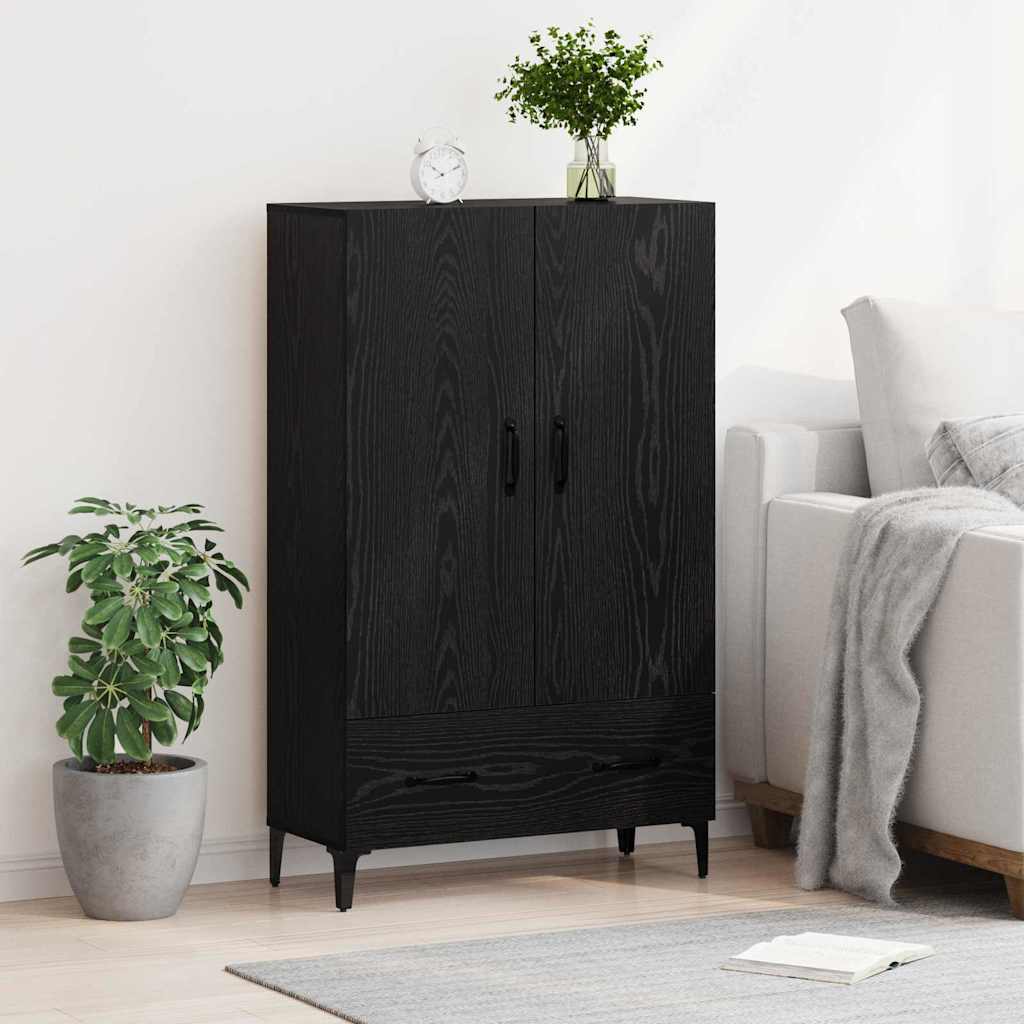 Alacena con cajón Roble Negro 70 x 31 x 115 cm