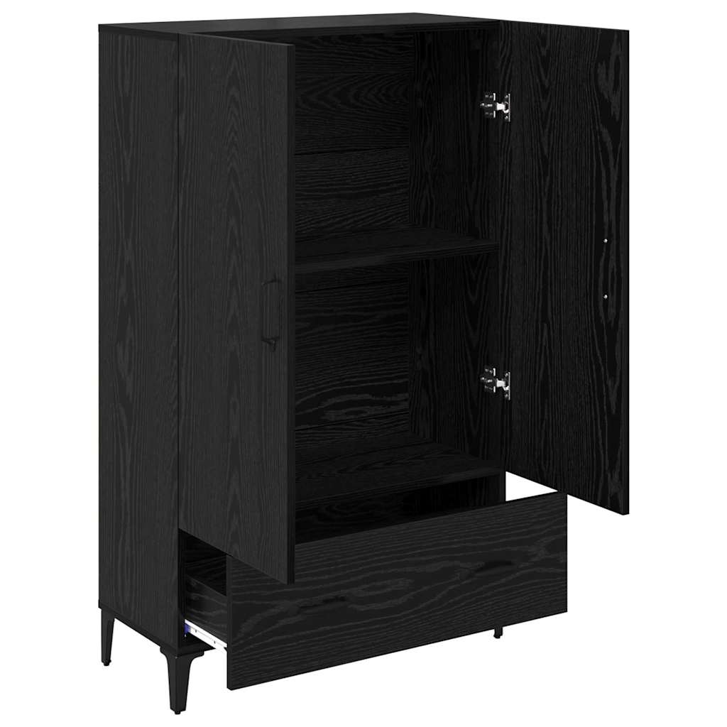 Alacena con cajón Roble Negro 70 x 31 x 115 cm
