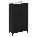 Alacena con cajón Roble Negro 70 x 31 x 115 cm