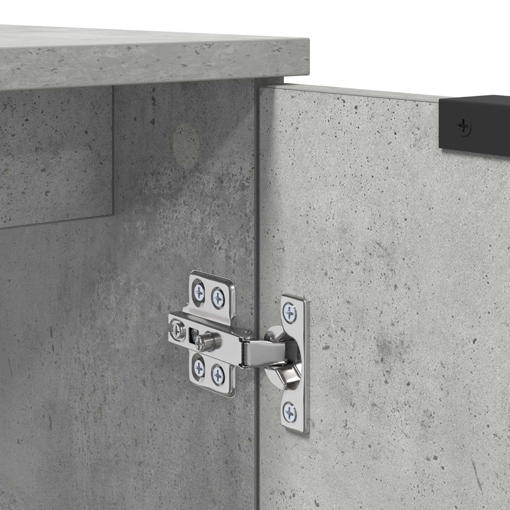 Gabinete de Baño con puerta Gris Concreto 64,5 x 33,5 x 59 cm