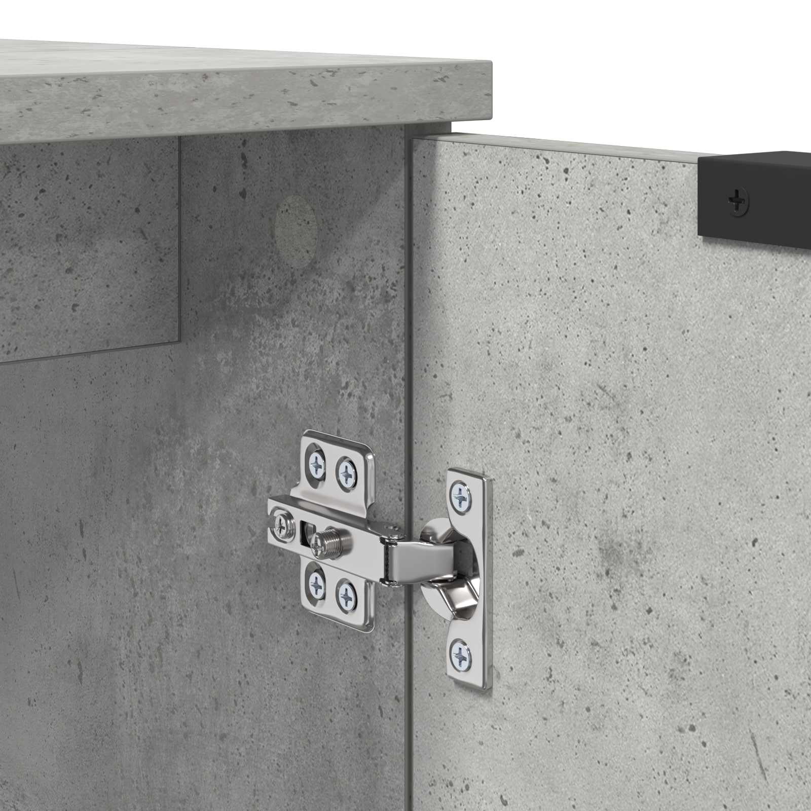 Gabinete de Baño con puerta Gris Concreto 64,5 x 33,5 x 59 cm