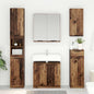 Concrete Gray Bathroom Cabinet with door 64.5 x 33.5 x 59 cm