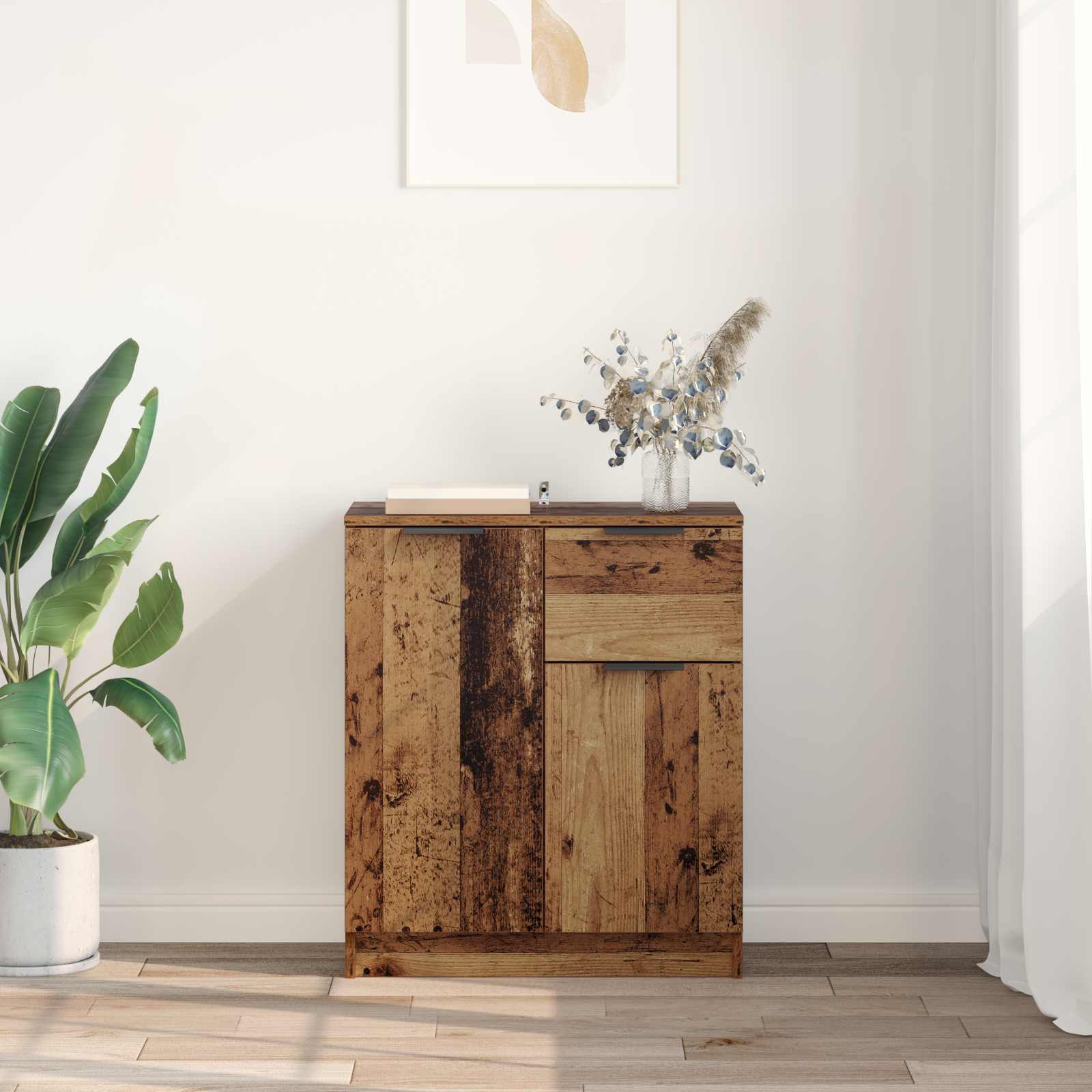 Aparador Madera vieja 60 x 30 x 70 cm Madera de ingeniería