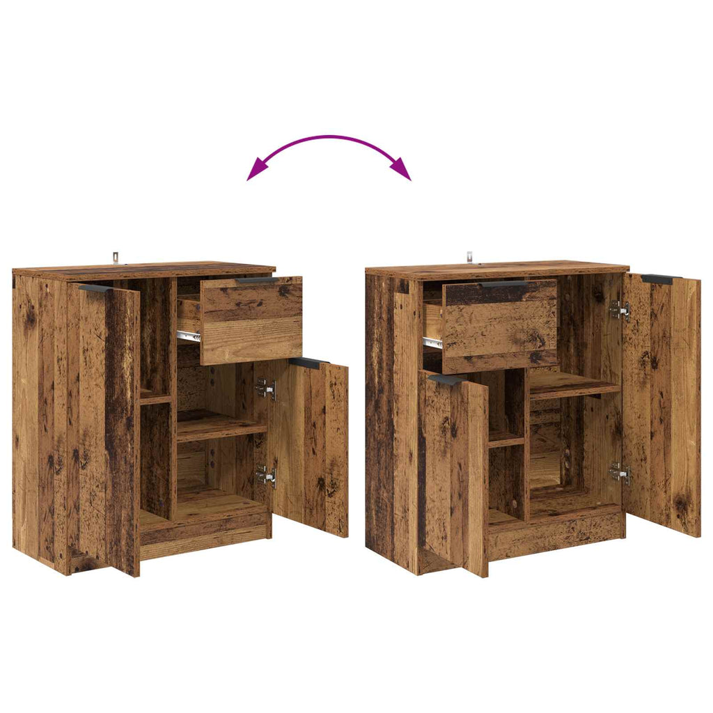 Aparador Madera vieja 60 x 30 x 70 cm Madera de ingeniería