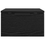 Armario de Noche con cajón 2 pcs Roble Negro 34 x 30 x 20 cm