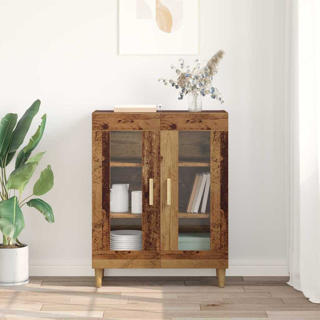 Vitrina Madera Vieja 69,5 x 34 x 90 cm Madera contrachapada