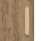 Vitrina Roble artesanal 69,5 x 34 x 90 cm Madera contrachapada