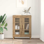 Vitrina Roble artesanal 69,5 x 34 x 90 cm Madera contrachapada