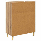 Vitrina Roble artesanal 69,5 x 34 x 90 cm Madera contrachapada