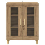 Vitrina Roble artesanal 69,5 x 34 x 90 cm Madera contrachapada