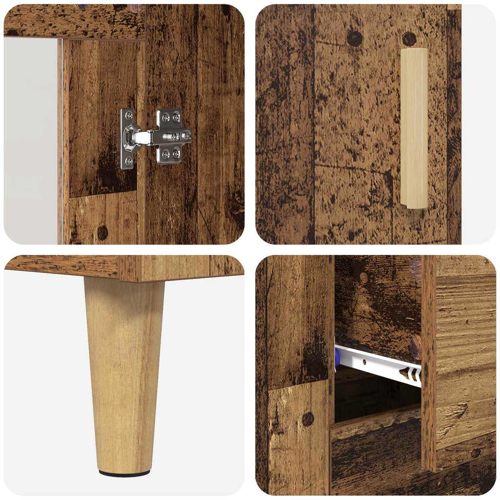 Vitrina Madera Vieja 69,5 x 34 x 90 cm Madera contrachapada