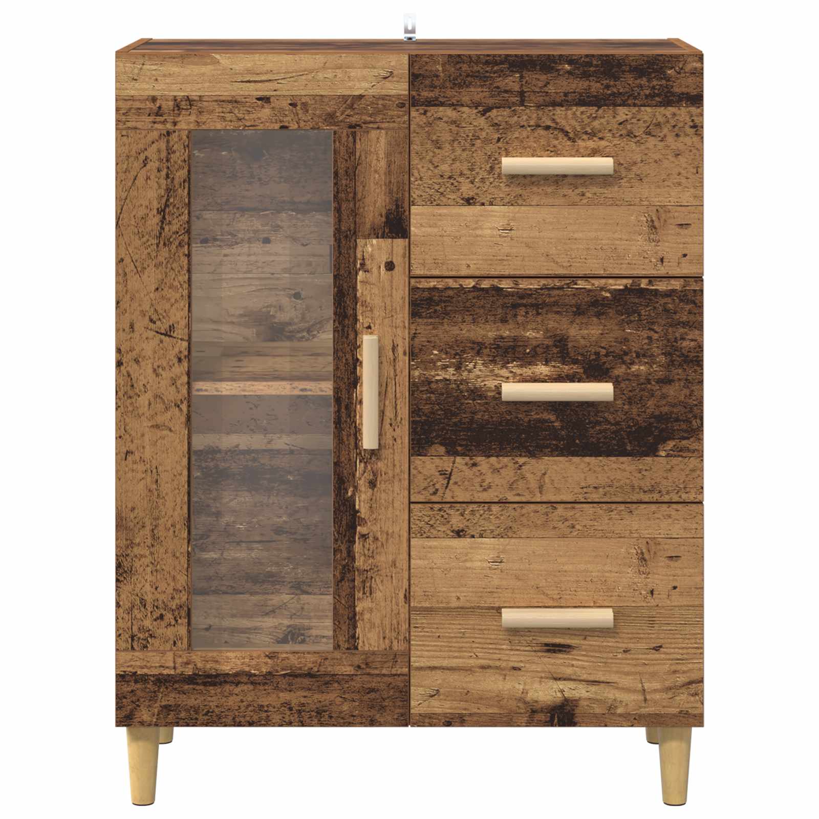 Vitrina Madera Vieja 69,5 x 34 x 90 cm Madera contrachapada