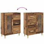 Vitrina Madera Vieja 69,5 x 34 x 90 cm Madera contrachapada