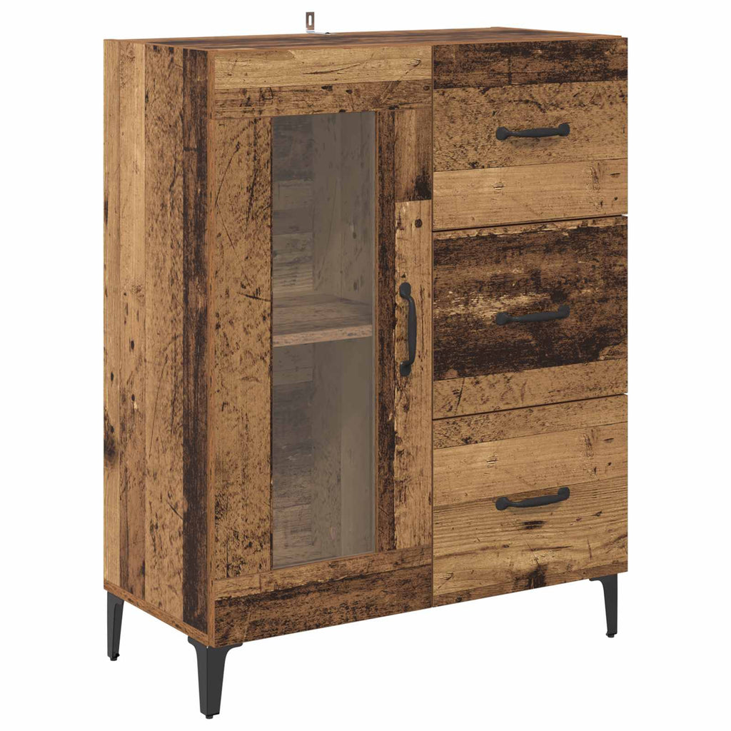 Vitrina con cajón Madera Vieja 69,5 x 34 x 90 cm