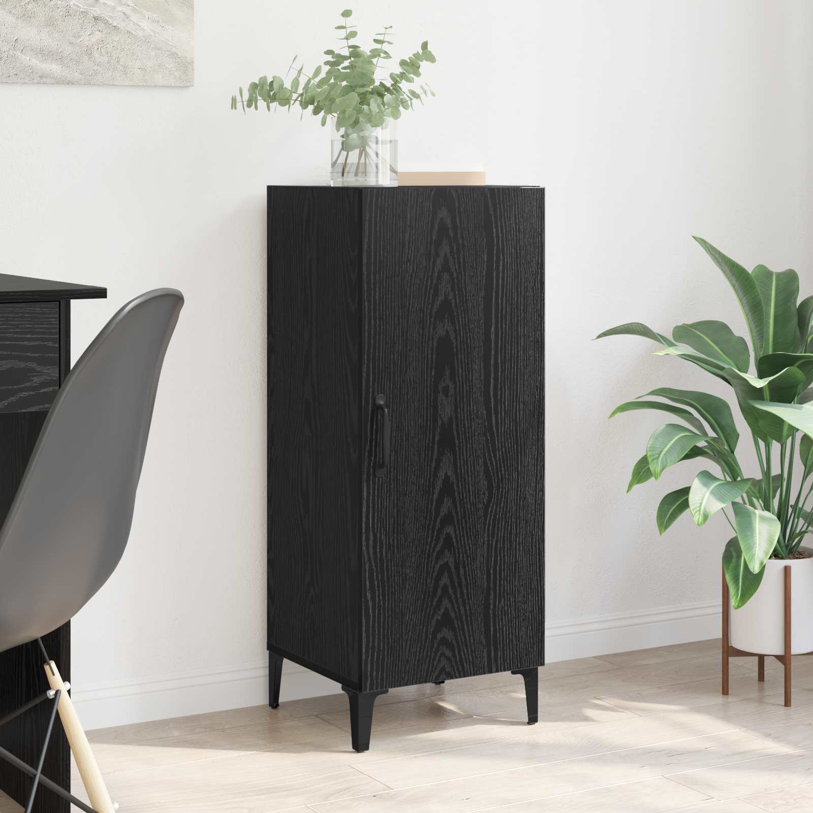 Old Wood Sideboard 34.5 x 34 x 90 cm Engineered wood