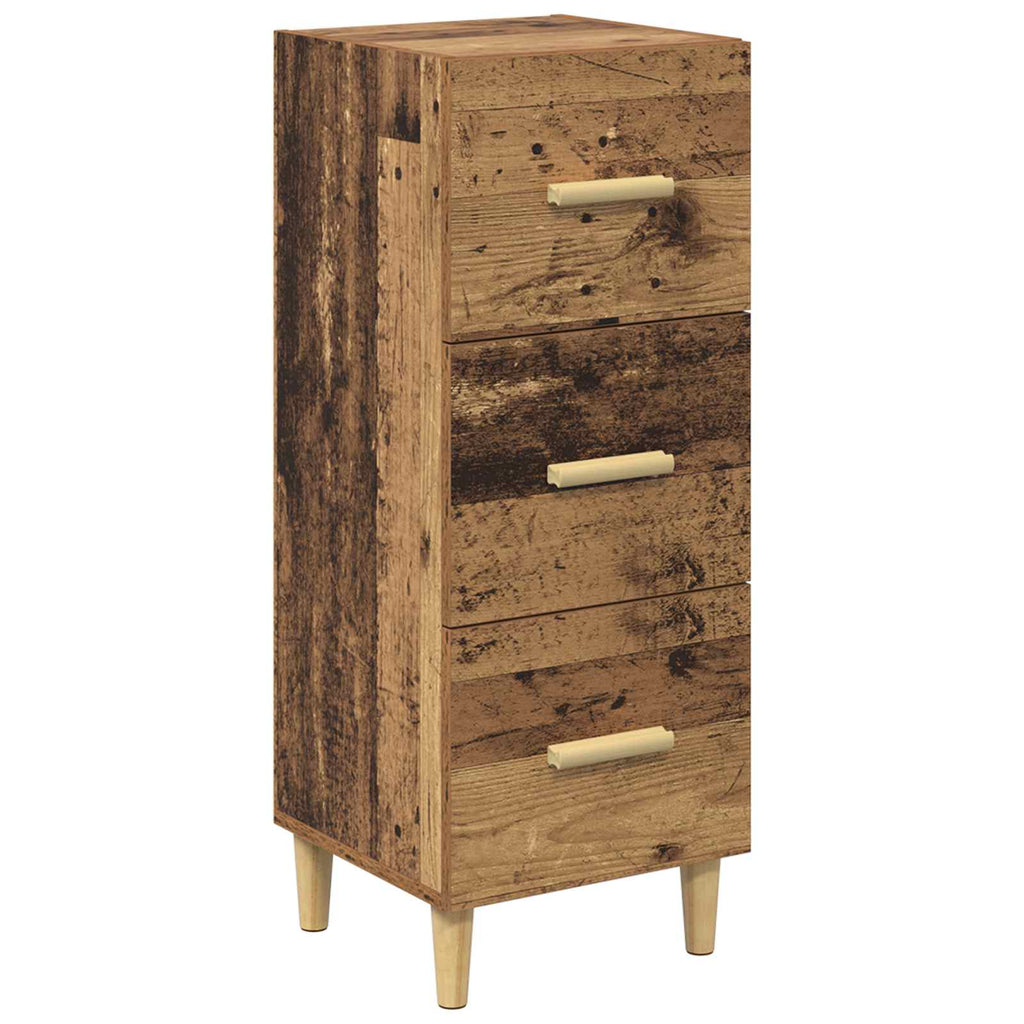 Vitrina Madera vieja 34.5 x 34 x 90 cm Madera contrachapada