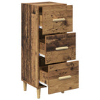 Vitrina Madera vieja 34.5 x 34 x 90 cm Madera contrachapada